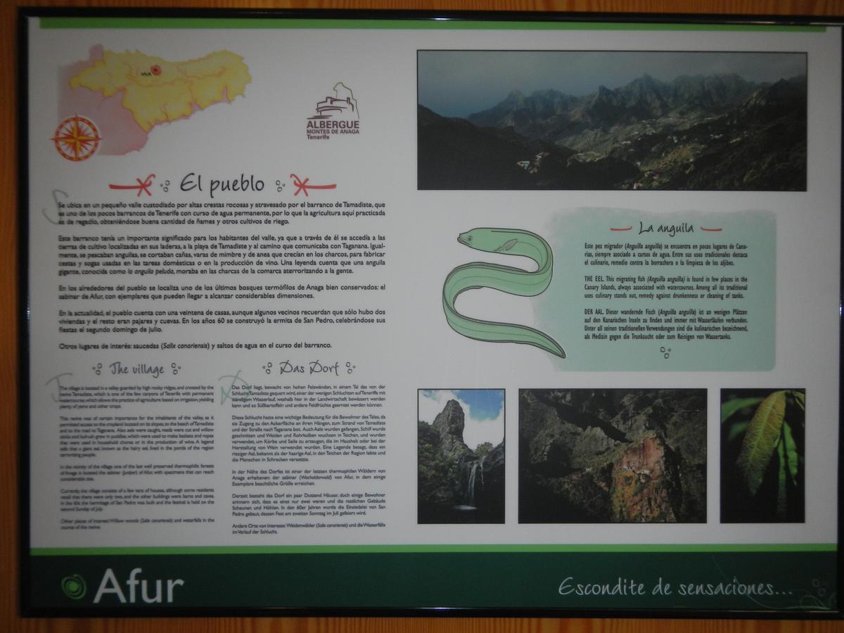 Albergue Montes De Anaga El Bailadero Екстериор снимка